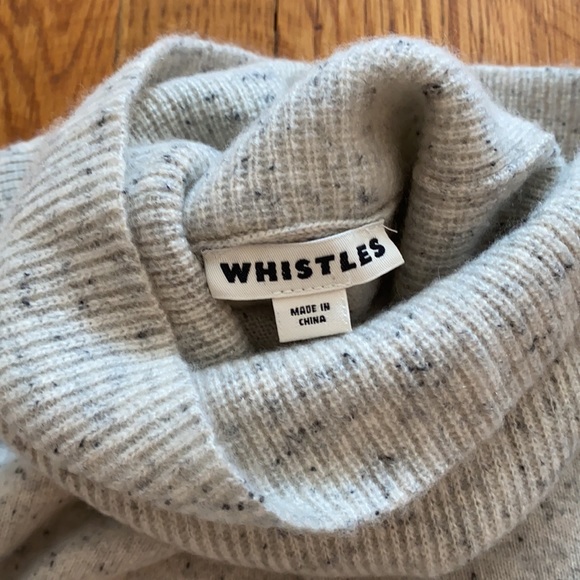 Whistles Cashmere Turtleneck Sweater with split hem - Picture 4 of 9